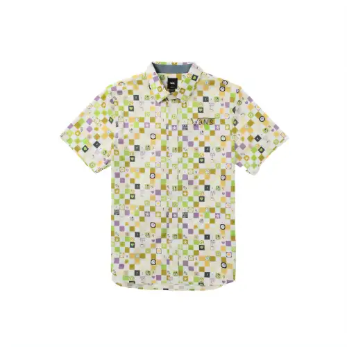 Vans Shirts Men's Green Lapel Moderate