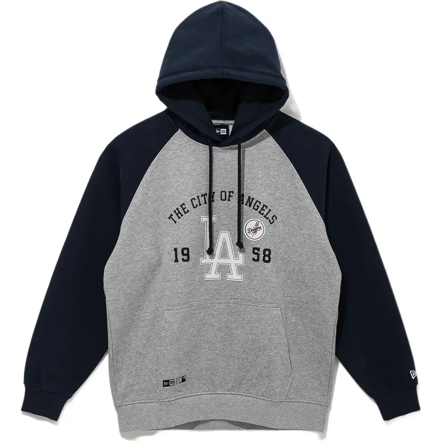 New Era Sweatshirts Men's Gray Hooded (Non-detachable) Moderate Straight Fit