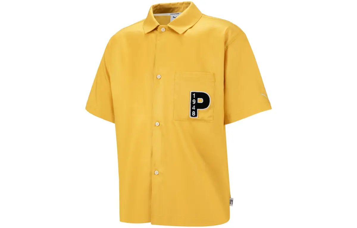 PUMA Shirts Unisex Yellow Moderate Other