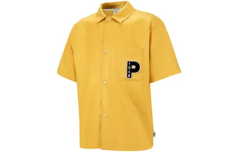 PUMA Shirts Unisex Yellow Moderate Other
