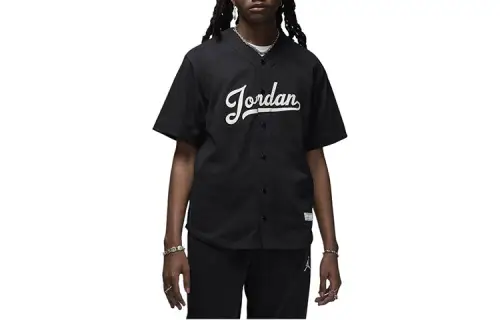 Jordan Flight MVP Men's Baseball Top Shirt Unisex Black/White