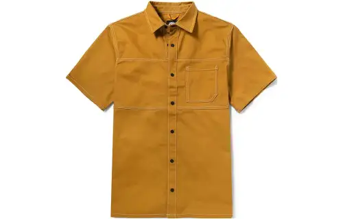Timberland Shirts Men's Wheat Lapel Moderate Workwear