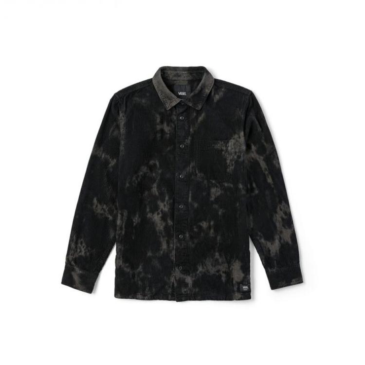 Мужская рубашка Vans SHIRT LS (черная)