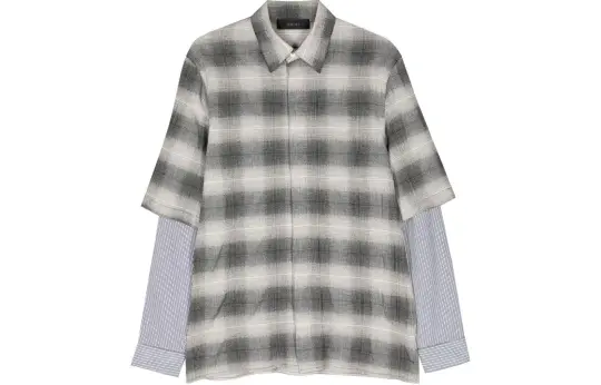 Amiri mix-print layered shirt