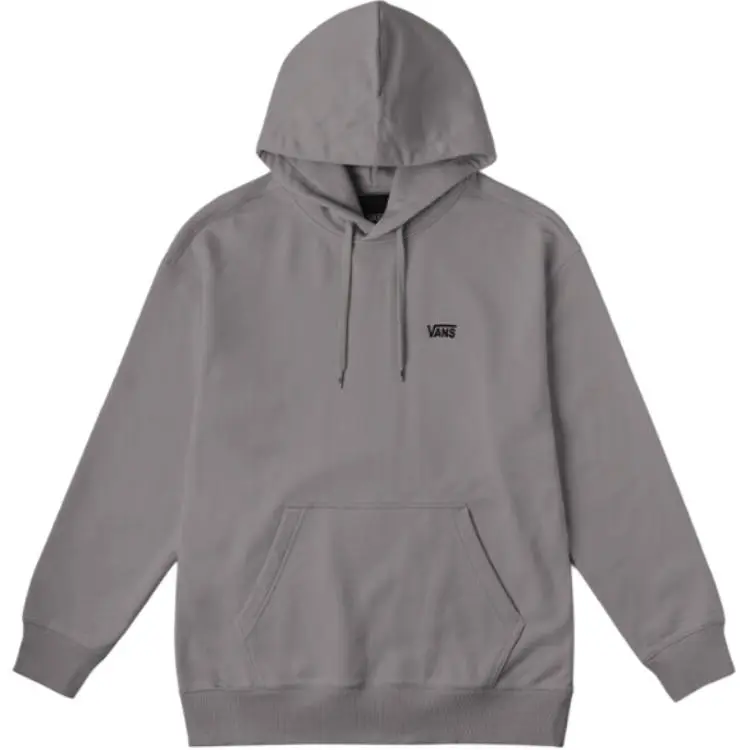 Vans Sweatshirts Unisex Gray Hooded Moderate Straight Fit