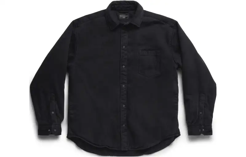 Balenciaga Shirt Loose Fit Unisex Black