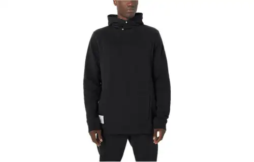 ASICS SUNDAY SANA Sweatshirts Men's Black Hooded Moderate Regular