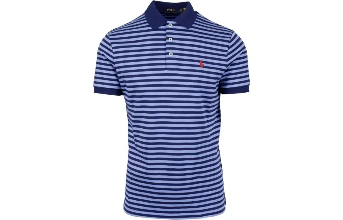 Polo Ralph Lauren SS22 Polo Shirt Custom Slim Fit Men's Blue