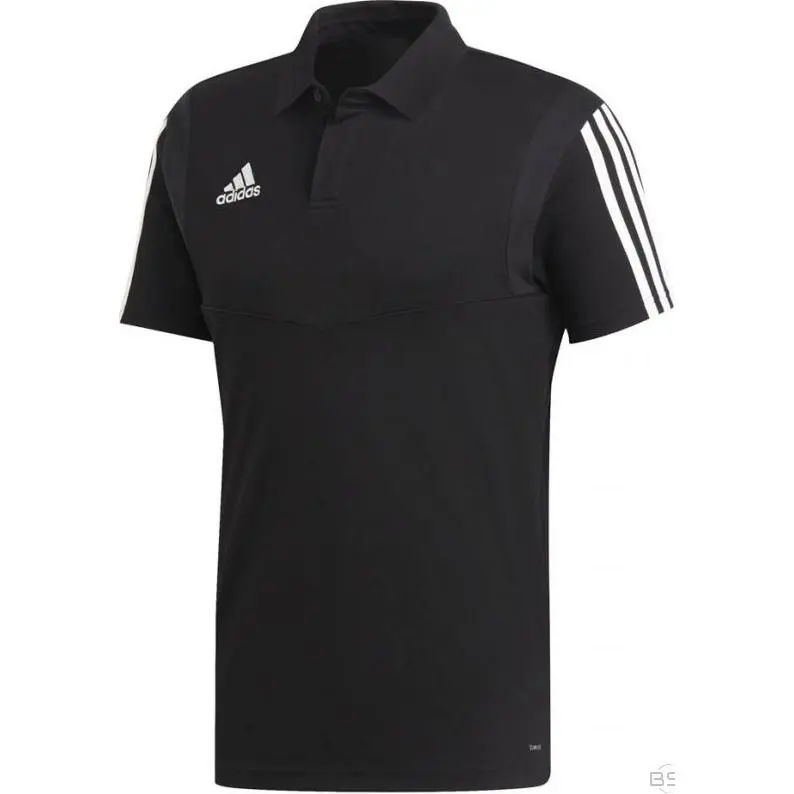 Adidas Polo Shirts Men's Black Polo Collar Moderate