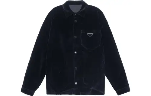 PRADA Triangle logo Cotton Shirt