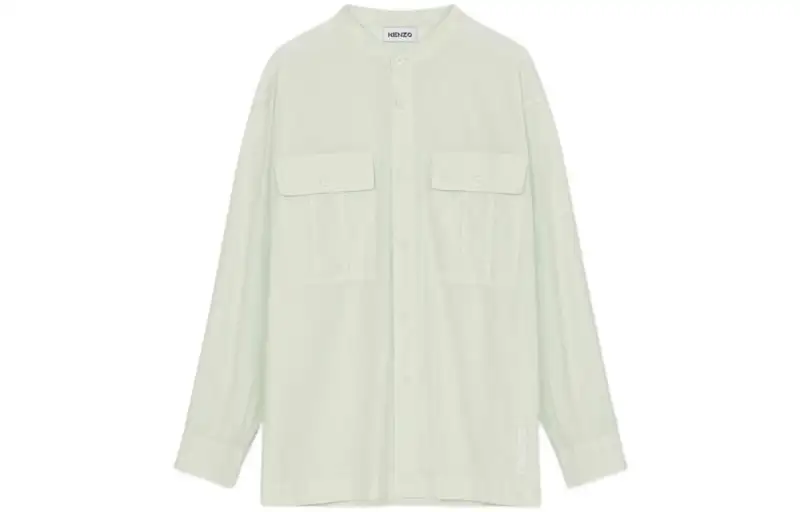 【Previous Season】mock-neck cotton shirt
