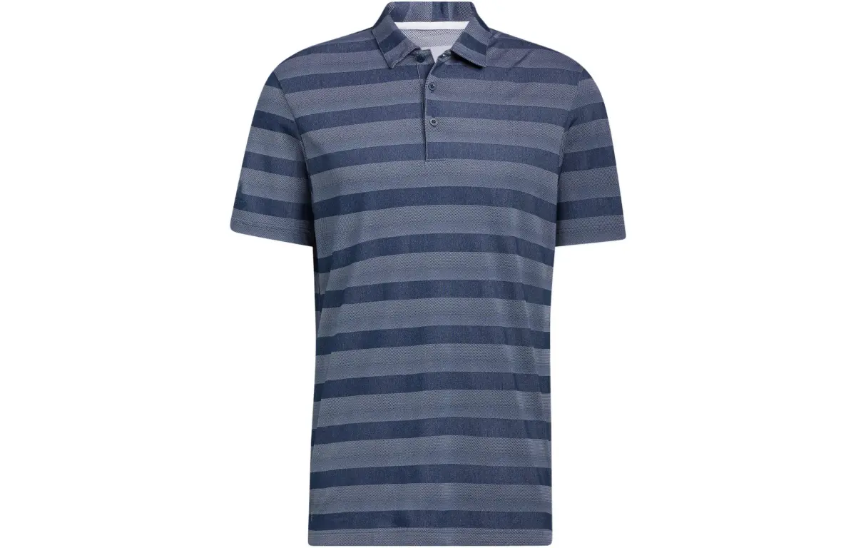Adidas Polo Shirts Men's Blue Polo Collar Moderate Straight Fit