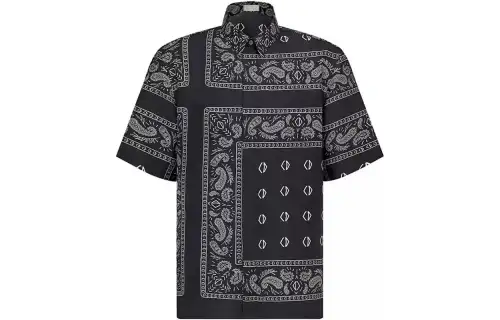 DIOR X Cactus Jack Short Sleeved Shirt With Bandana Motif