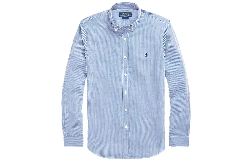 Polo Ralph Lauren FW22 Shirt Slim Fit Men's Blue