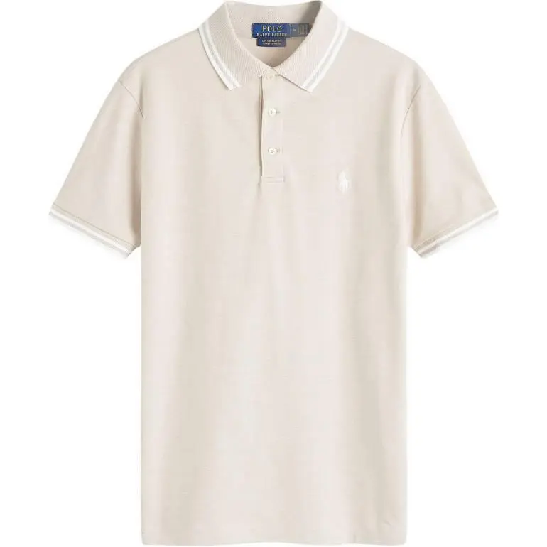 Polo Ralph Lauren Polo Shirt Custom Slim Fit Men's Beige