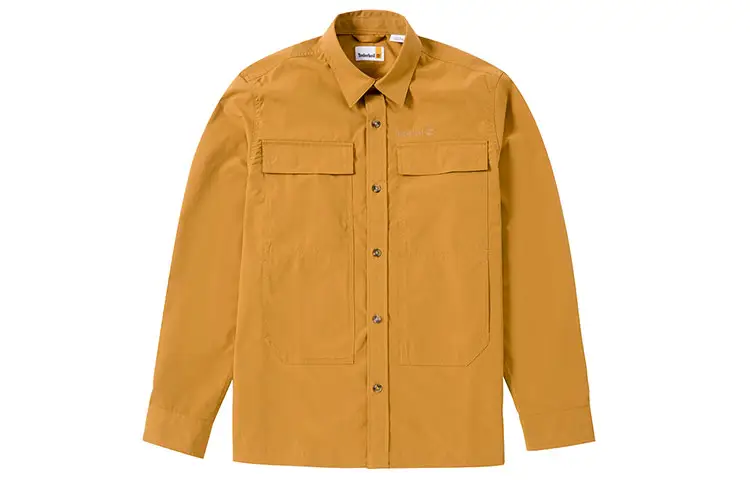 Timberland Shirts Men's Wheat Lapel Moderate Shirt