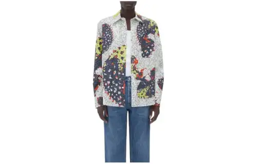 Bottega Veneta Shirts Men's White Lapel Moderate Other