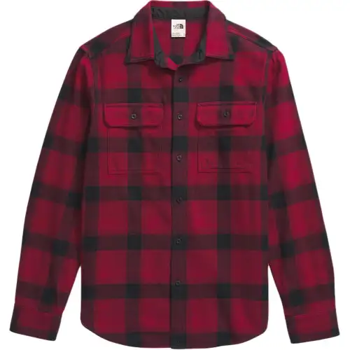 THE NORTH FACE Shirt Men's Beetroot Color Contour Small Spot