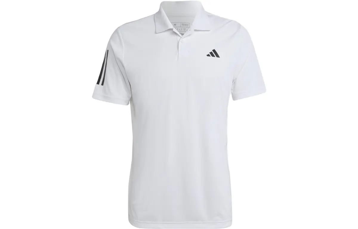 Adidas Free Shipping With AdiClub Club 3 Stripes Tennis Polo Shirt