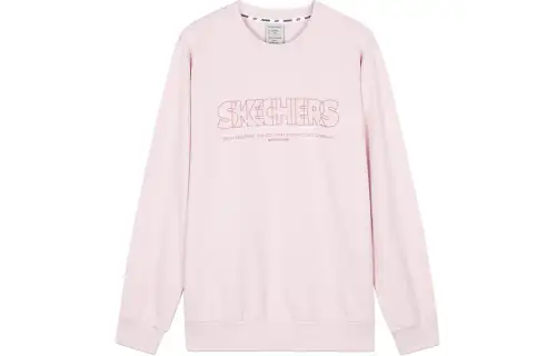 Skechers Colorful Sweatshirt Unisex Gray Pink