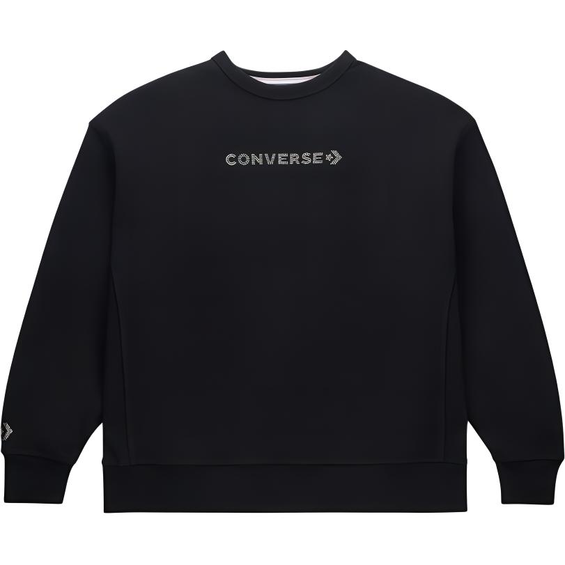 Свитшот Converse x SWAROVSKI SS24 (черный)