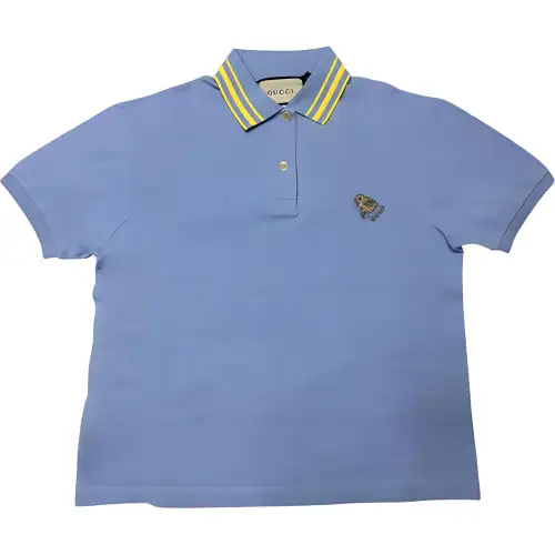 GUCCI SS23 Polo Shirt Men's Blue