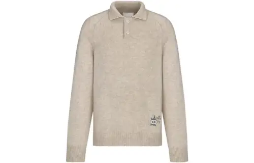 DIOR FW22 Polo Shirt Men's Beige