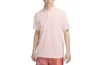 Nike Polo Shirts Men's Pink Polo Collar Moderate Straight Fit