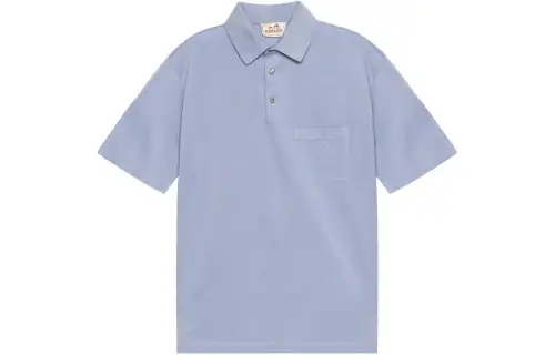 HERMES SS23 Polo Shirt Men's Blue