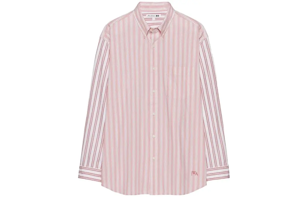 UNIQLO X JW Anderson Uniqlo Jw Anderson Co Branded Series Shirts Men's Peach Pink Lapel Moderate Other