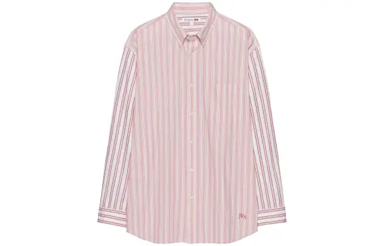 UNIQLO X JW Anderson Uniqlo Jw Anderson Co Branded Series Shirts Men's Peach Pink Lapel Moderate Other