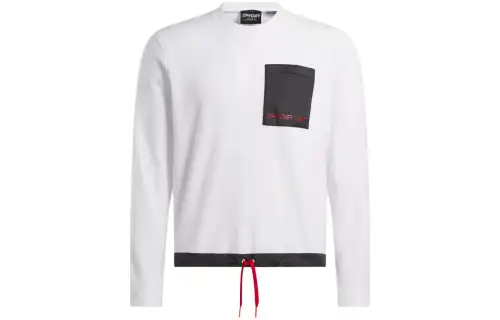 Reebok X SPYDER Sweatshirts Unisex White Crew Neck Moderate Regular