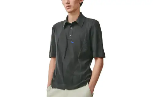 HERMES Polo Shirts Men's Jasper Polo Collar Moderate Straight Fit
