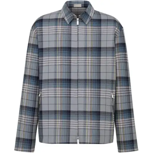 Dior Checked Zipped Shirt