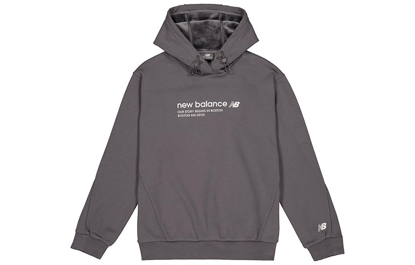 Мужское худи New Balance Hooded Sweatshirt (коричневое)