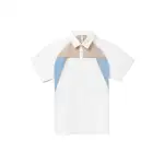 FILA Polo Shirts Men's White Polo Collar Moderate Straight Fit