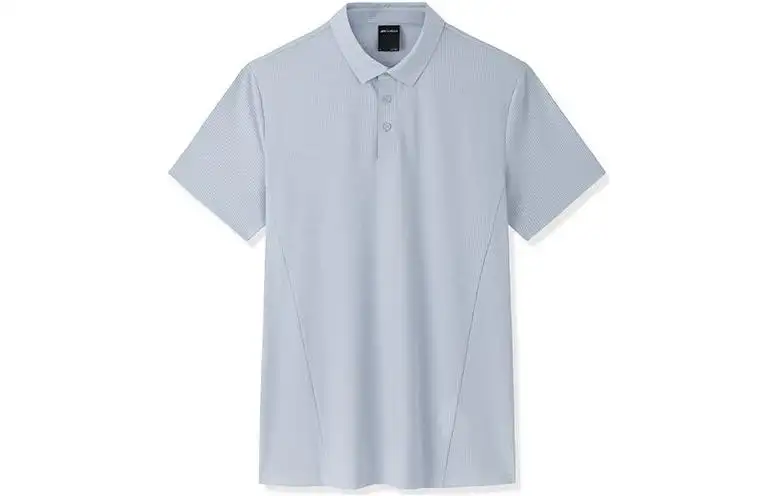 ANTA Champion Series Polo Shirts Men's Barge Gray Polo Collar Moderate Straight Fit
