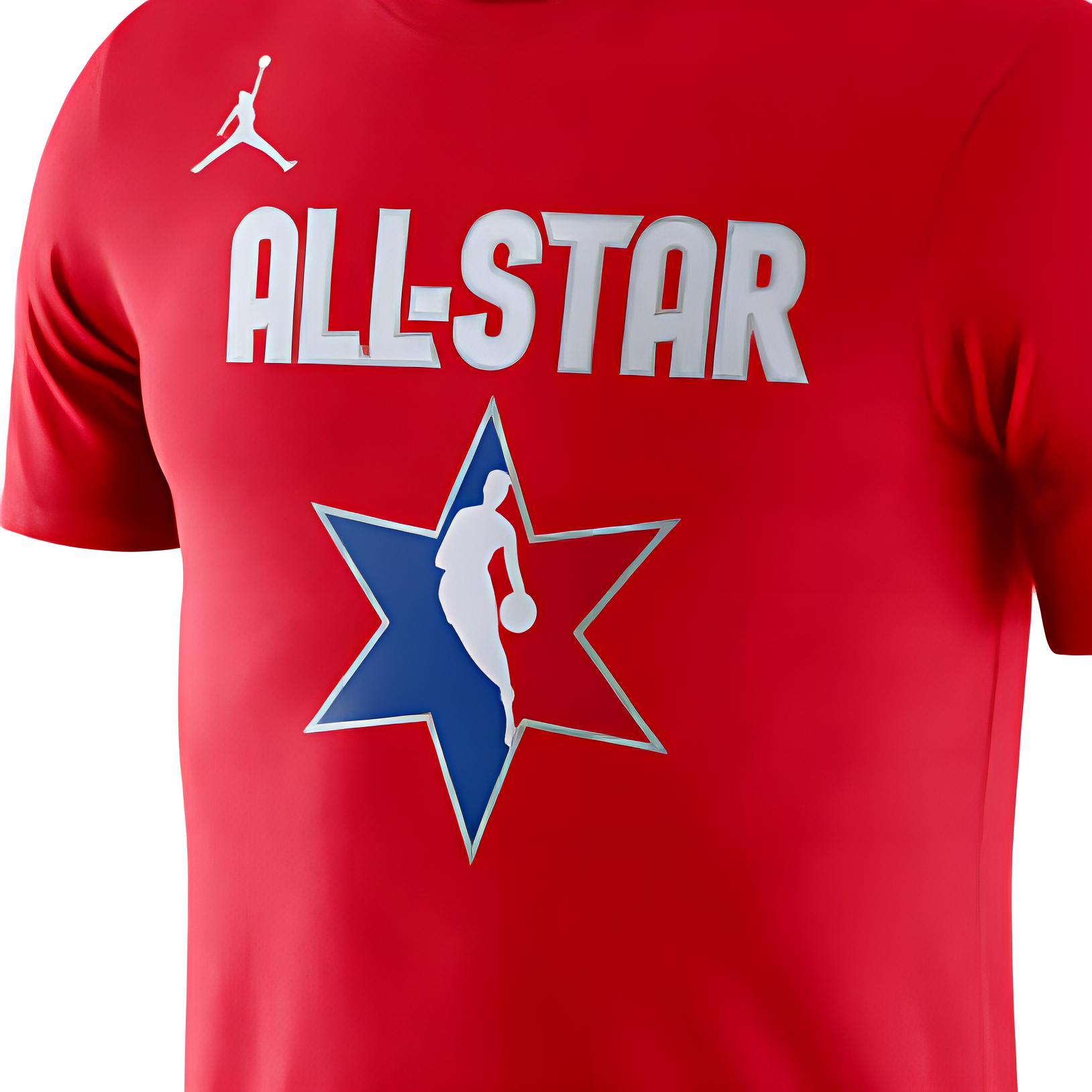 Мужская футболка Nike NBA ALL-STAR NBA2020 DRI-FIT T (красная) — фото 3
