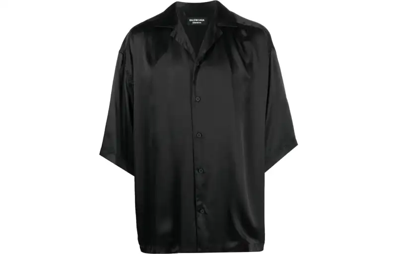 Balenciaga Shirts Men's Black Moderate Shirt