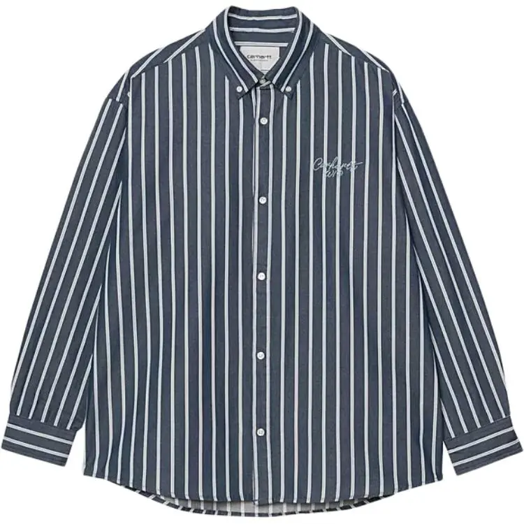 Carhartt WIP L/S Signature Shirt Unisex Blue