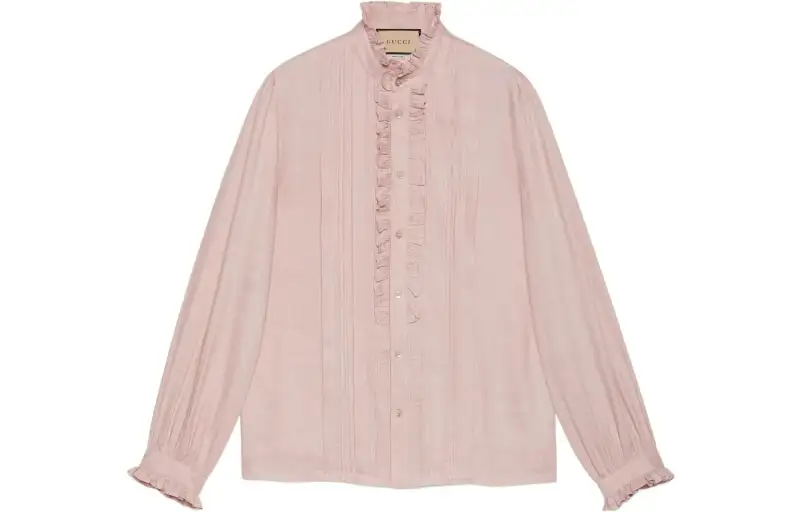 GUCCI Shirts Men's Pink Moderate