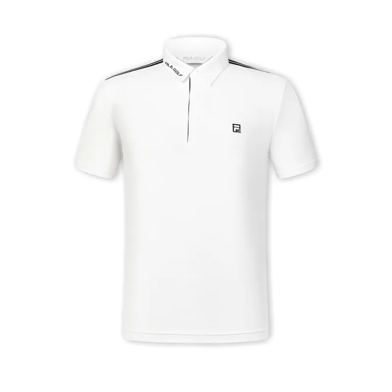 FILA Golf Polo Shirt Men's Jade White