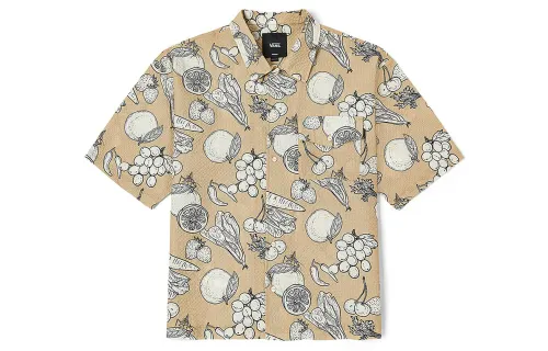 Vans Spring Break Fruits Shirt Unisex Khaki