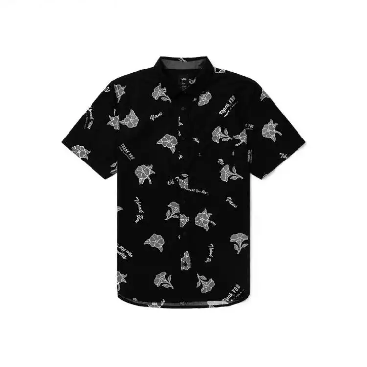 Vans Shirts Men's Black Lapel Moderate Other