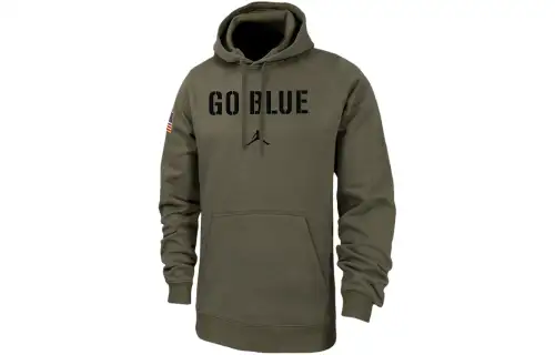Jordan Michigan Club Fleece Sweatshirt Men's Medium Olive