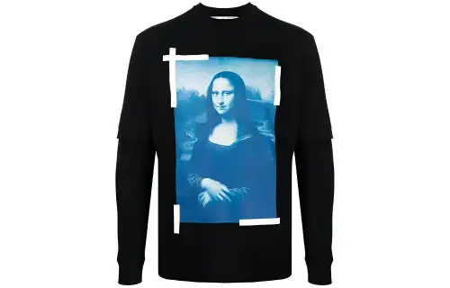 OFF WHITE Monalisa Print Long sleeve T shirt