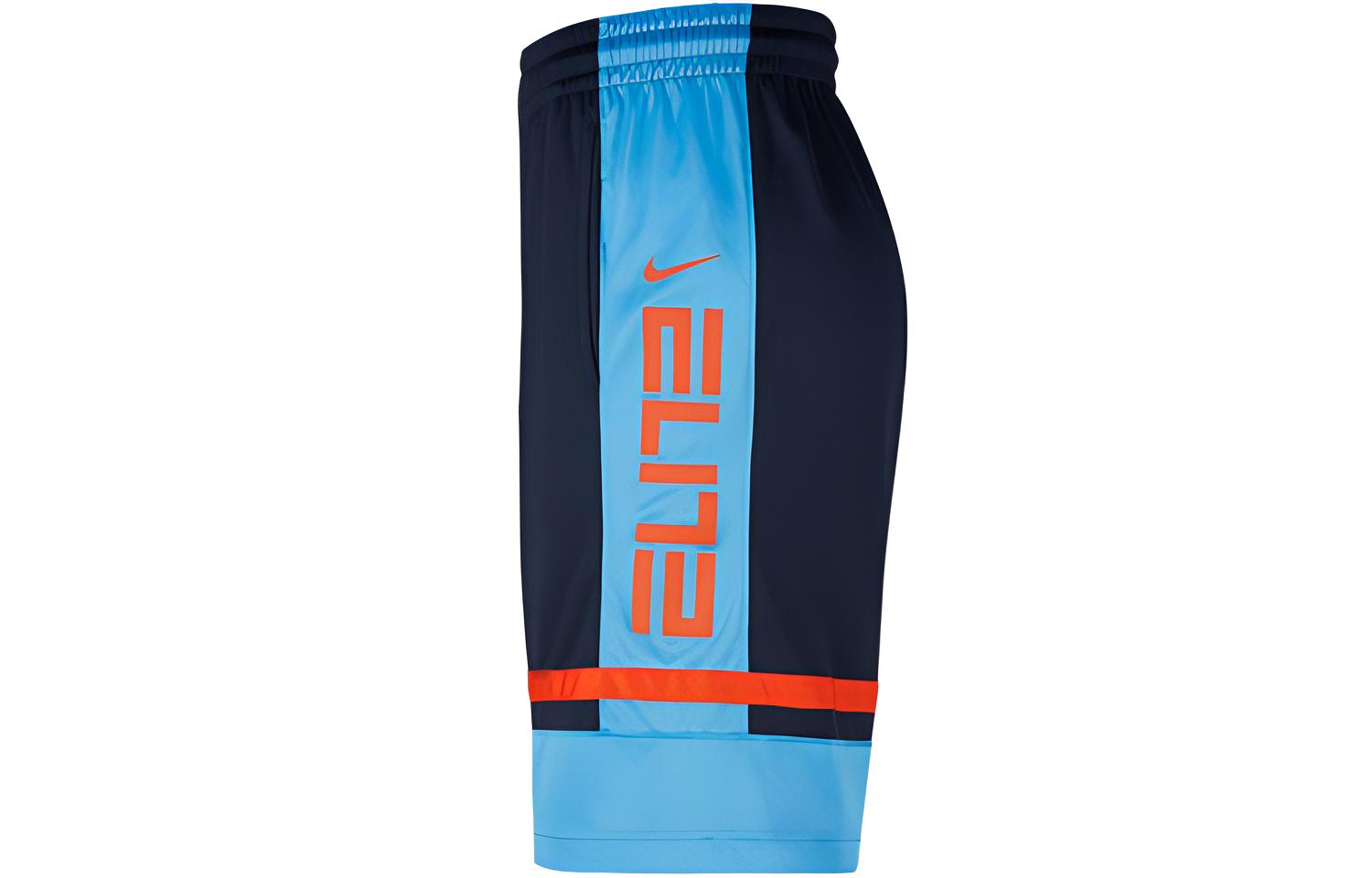 Nike Basketball Shorts Men’s Obsidian Color/Coastal Blue/Team Orange