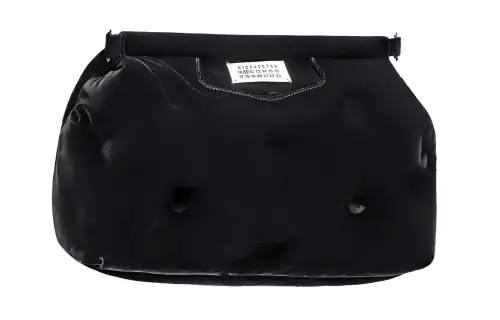 Maison Margiela Velvet Crossbody Bag, Shoulder Bag Women's Black