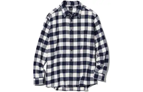 UNIQLO Shirts Unisex Ivory Lapel Moderate Other
