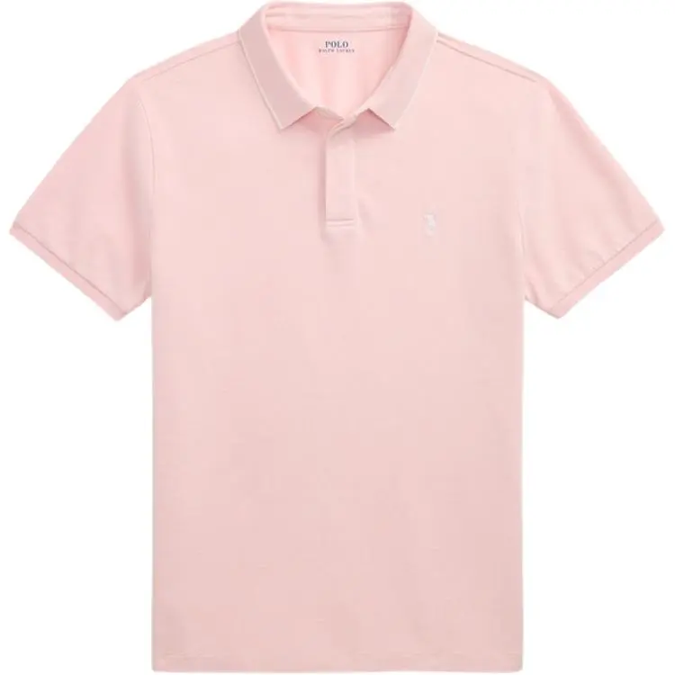 Polo Ralph Lauren SS25 Polo Shirt Custom Slim Fit Men's Garden Pink
